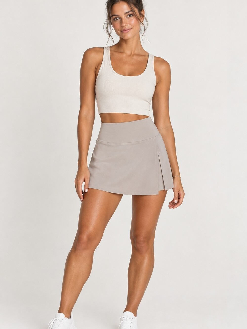 Abercrombie & Fitch YPB SculptLUX Lined Wrap Skort, Size Medium